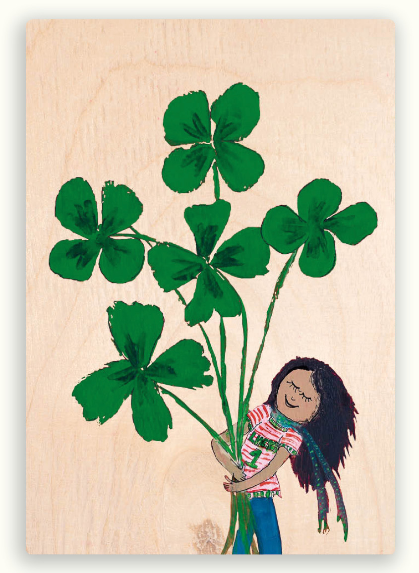Houten magneet 12
